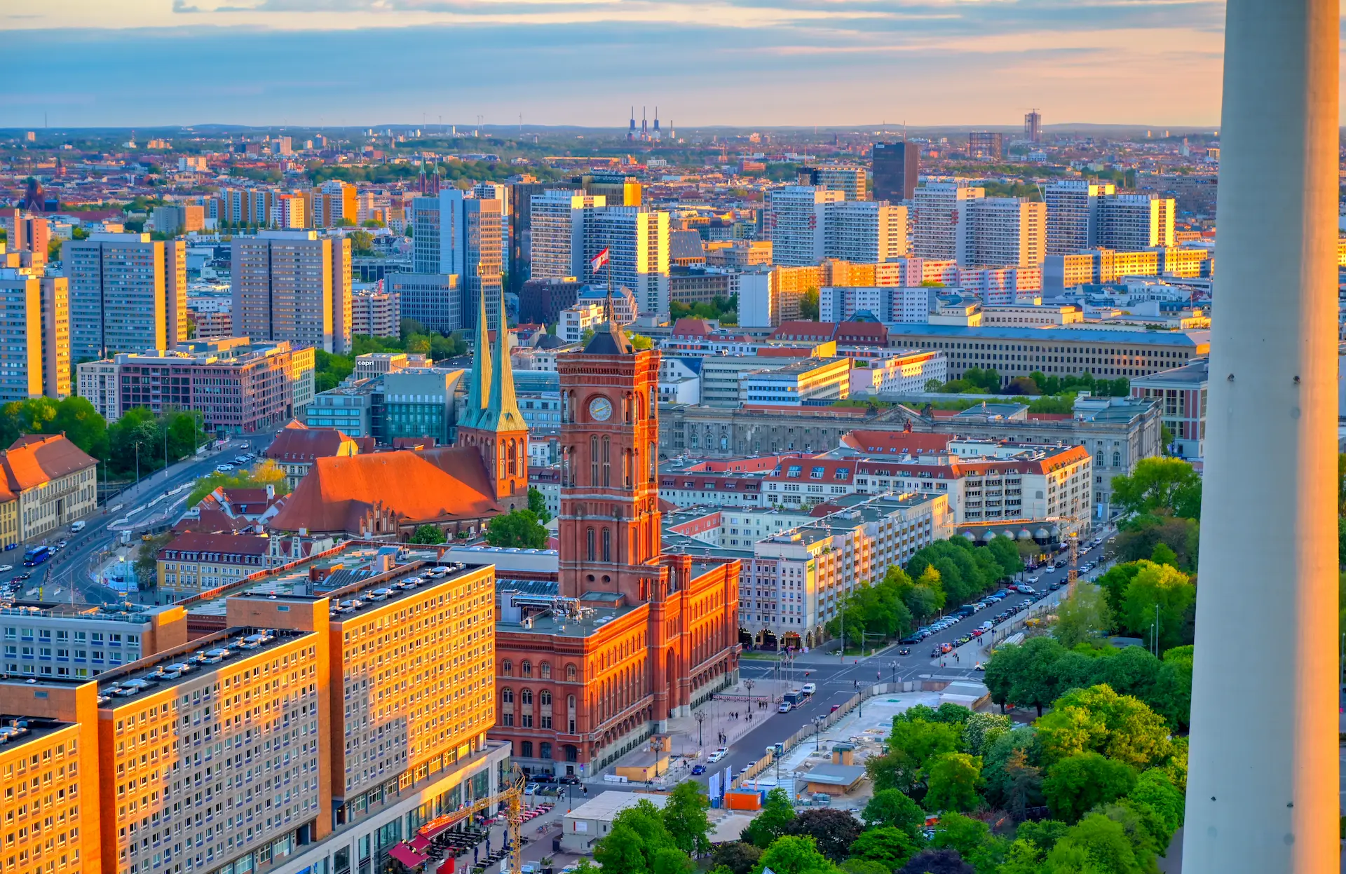 Berlin skyline with Red Town Hall – Berlin real estate investment 2025