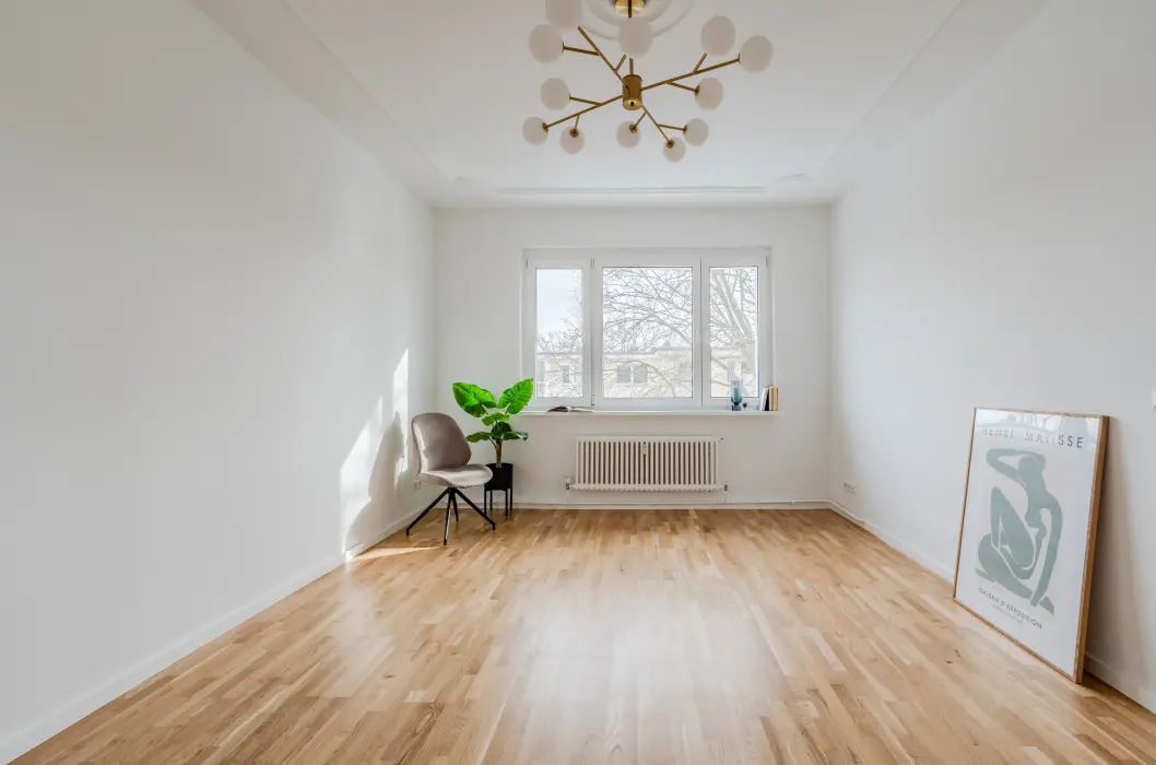 Raumansicht in Längsrichtung