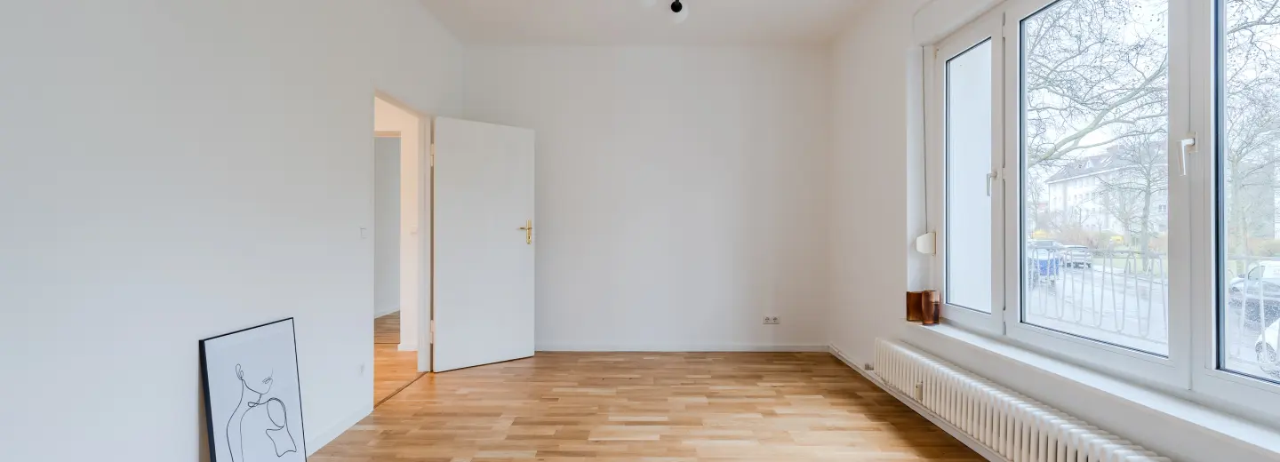 Schlafzimmer in zweiter Ansicht