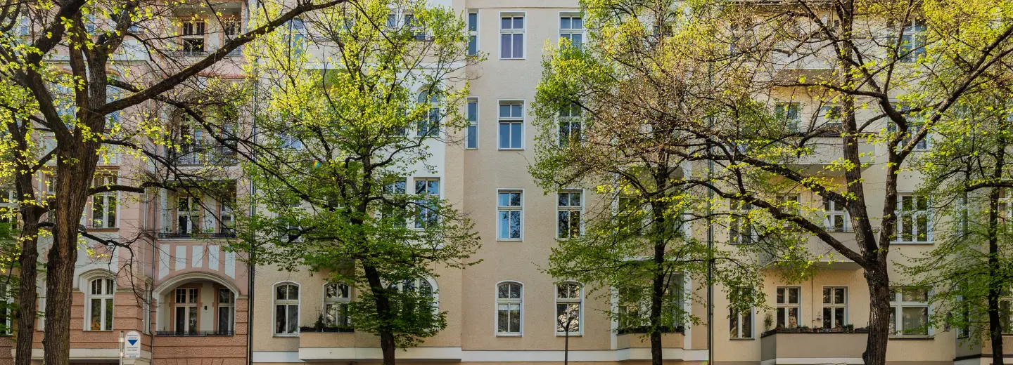 Fassadenansicht des Jugendstil-Altbaus