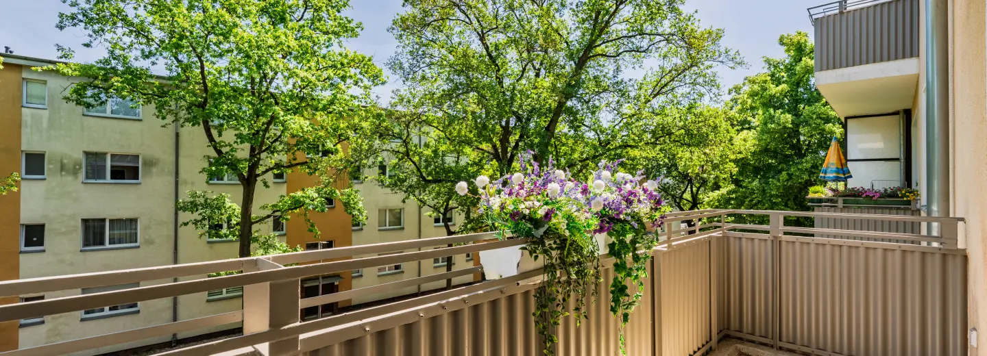 Sonniger Balkon, Perspektive 2