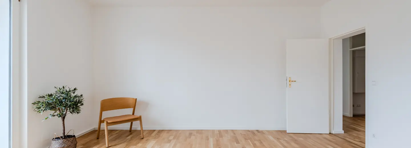 Eichenparkett in allen Wohnräumen