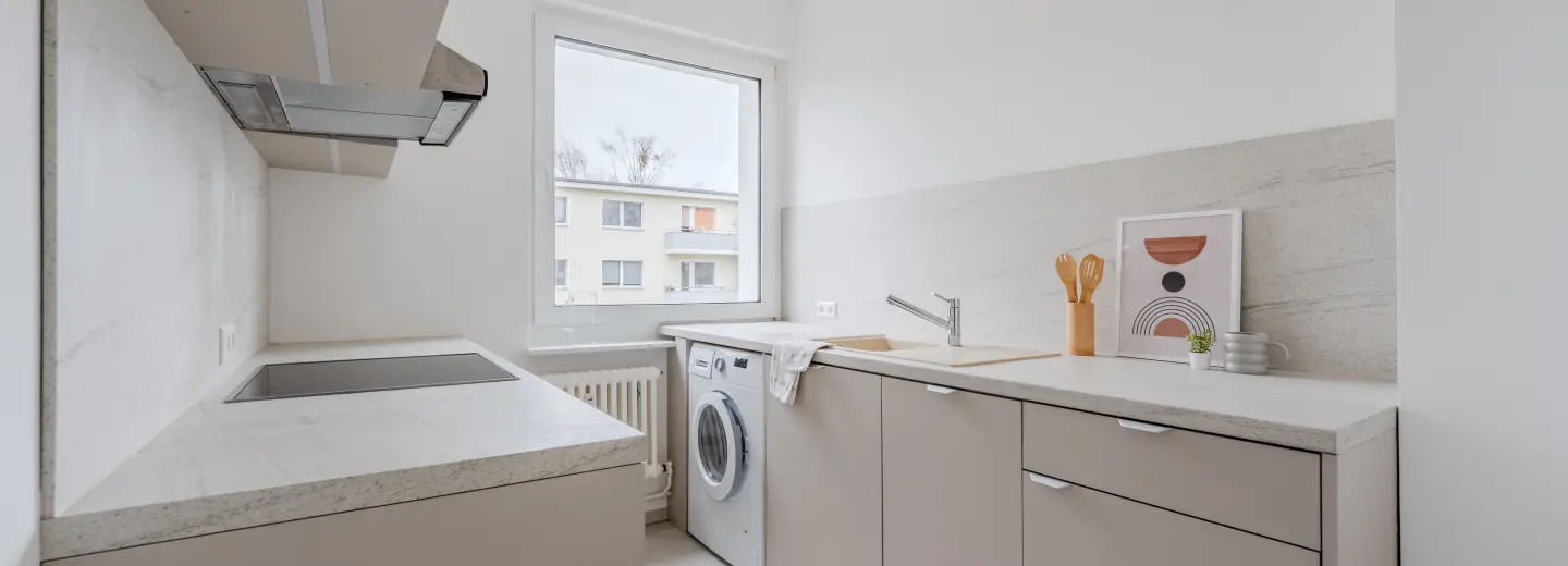 Hochwertige Küche mit Einbaugeräten