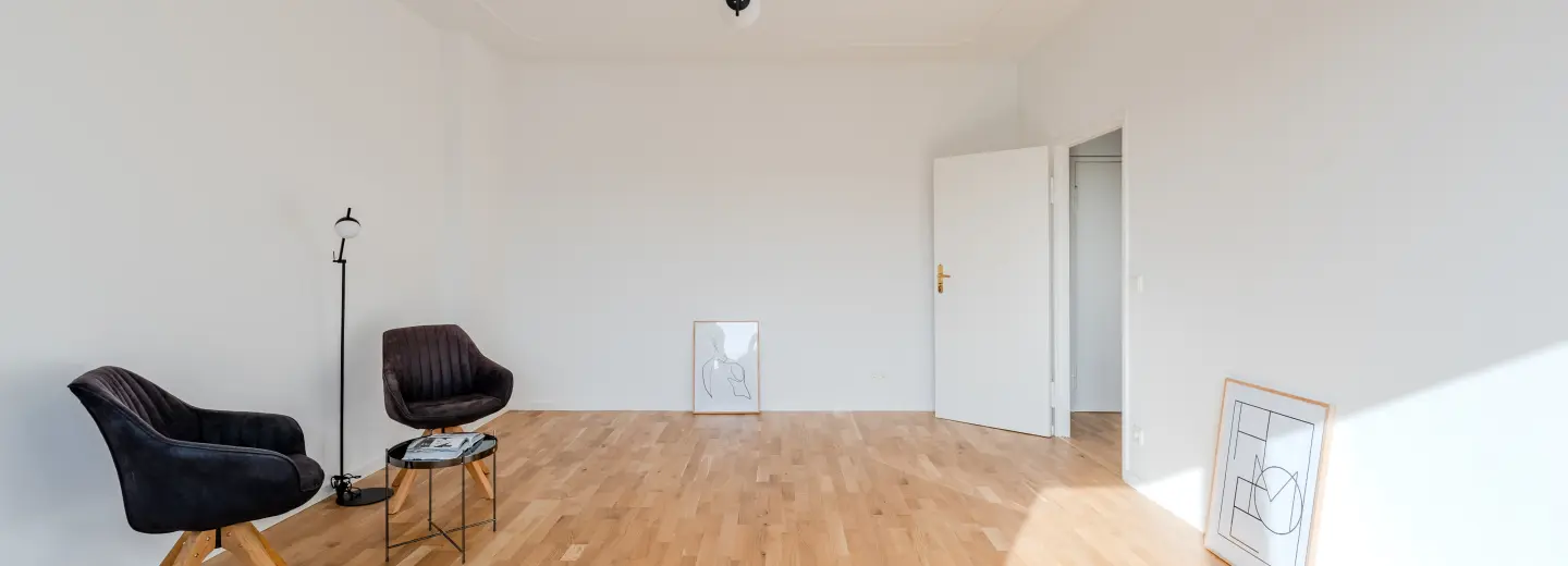 Wohnraum mit freier Stellfläche