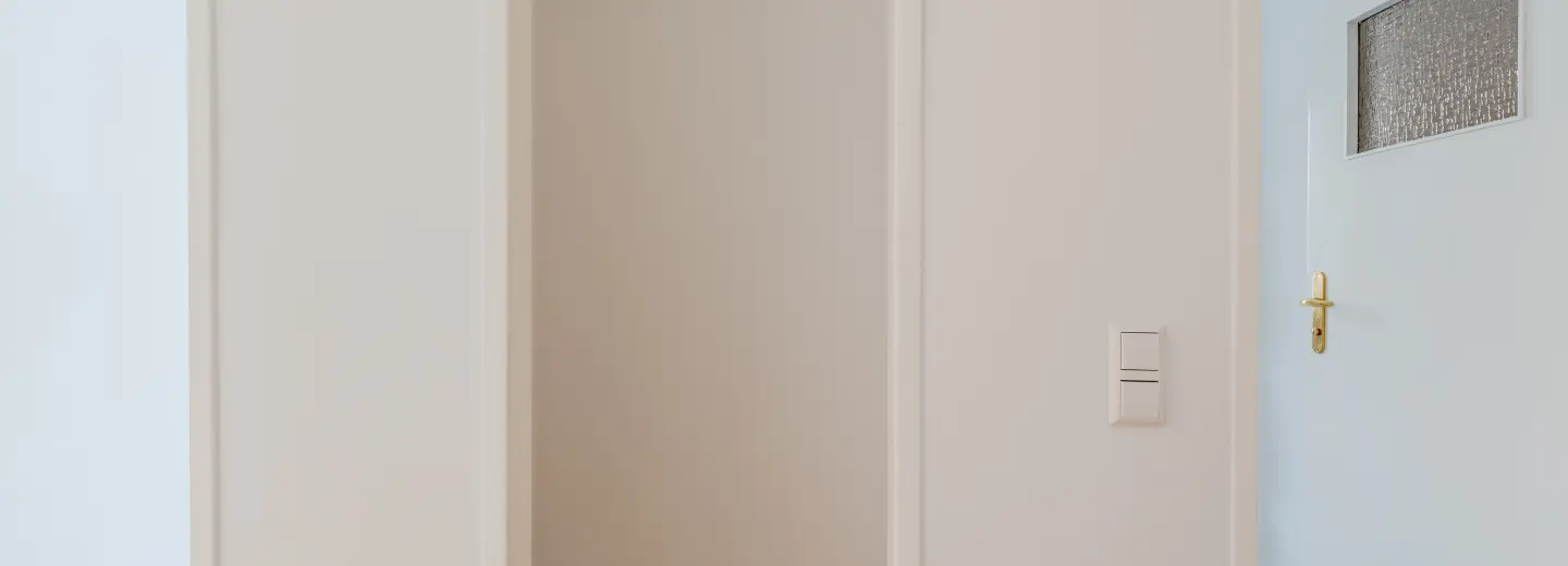 Flurdetail am Zimmerzugang