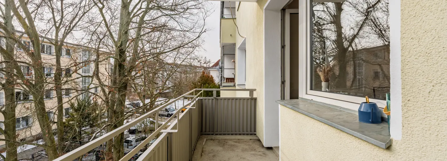 Balkon mit Ausblick