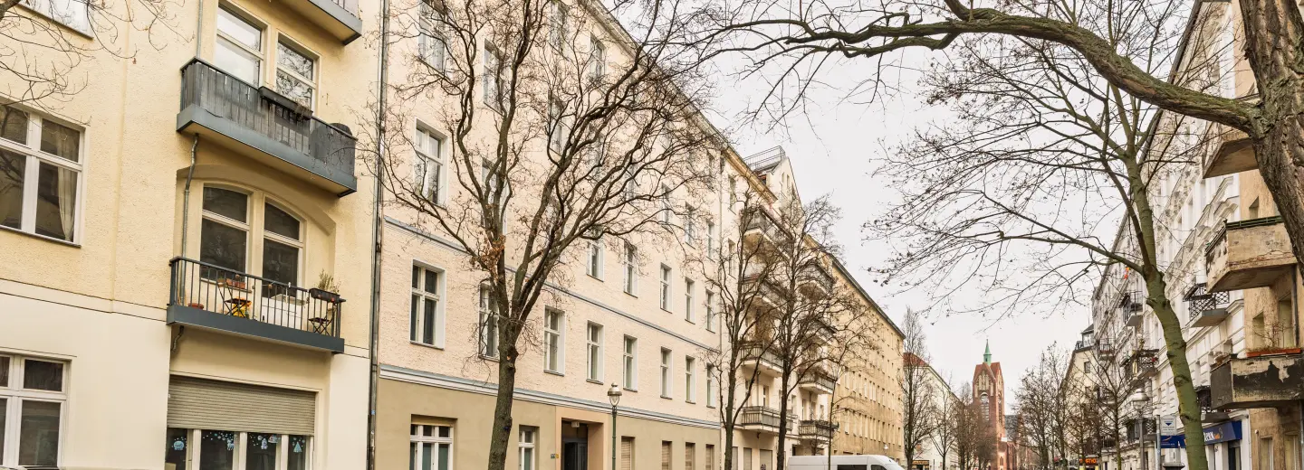 Charmante Altbaufassade in ruhiger Nachbarschaft