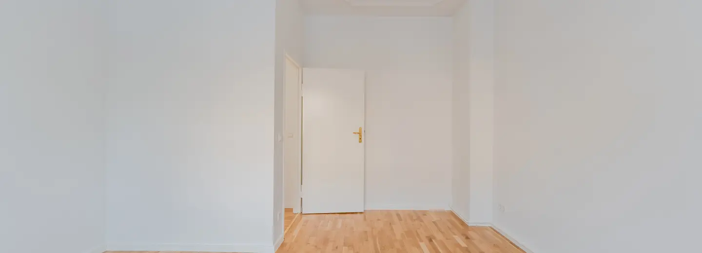 Schlafzimmer aus Gegenperspektive