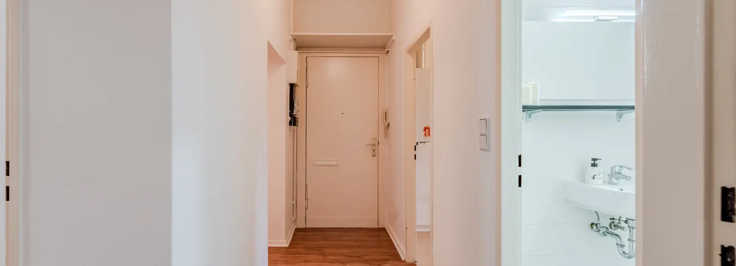 Strukturierter Eingangsbereich