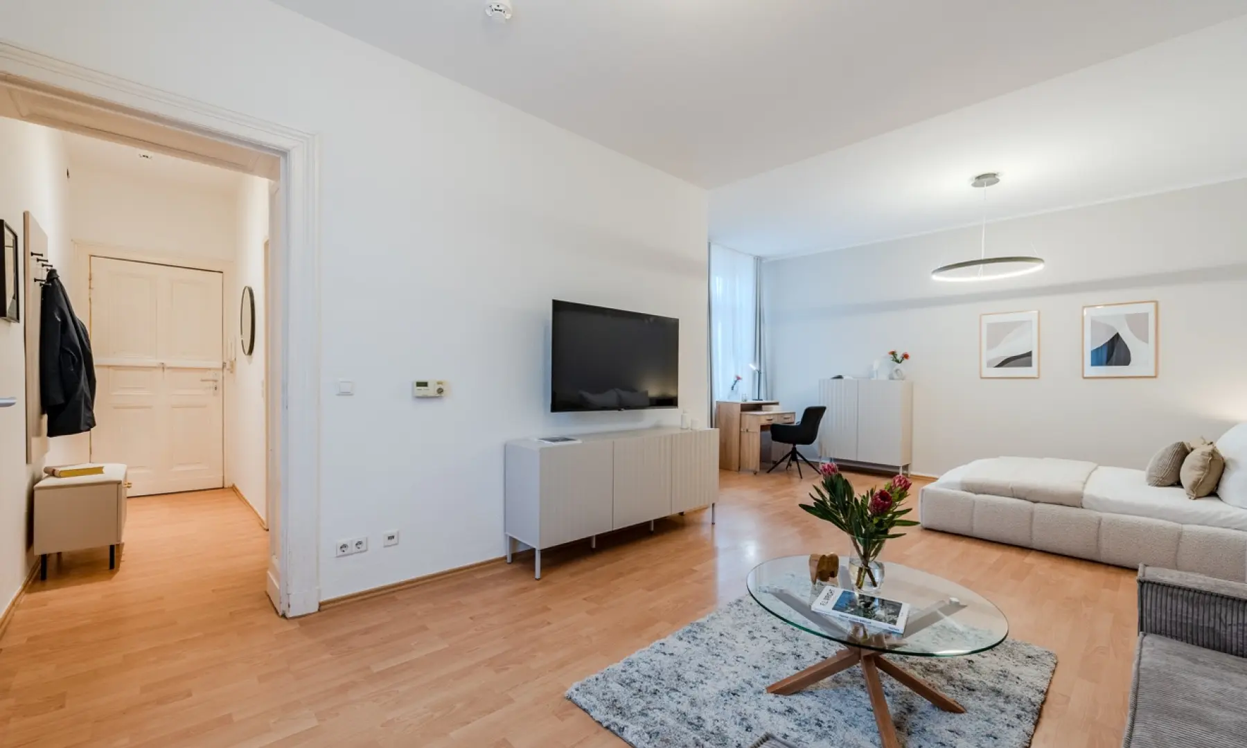 Open living Area with Modern Fixtures-19