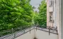 Grüner Ausblick vom Balkon